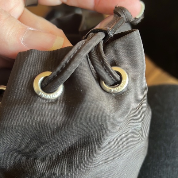 Designer Prada nylon bucket pouch bag! - Picture 12 of 14